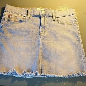 Hudson Wash Cut Off Frayed‎ Mini Skirt. Size 29. Very Good Used Condition.